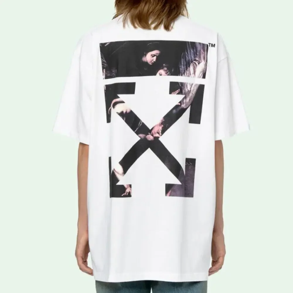 Off White Caravaggio Arrows Short Sleeve Over T-shirt - Picture 1 of 15